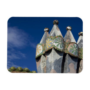 Spain, Catalonia, Barcelona. Casa Batllo (1906). Magnet