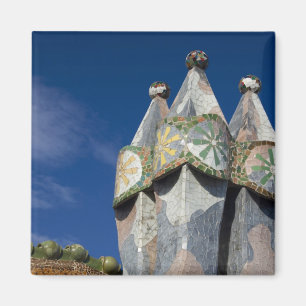 Spain, Catalonia, Barcelona. Casa Batllo (1906). Magnet