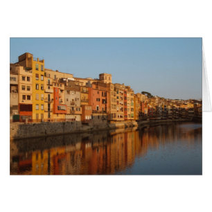 Spain. Catalonia. Gerona. Houses on the Onyar