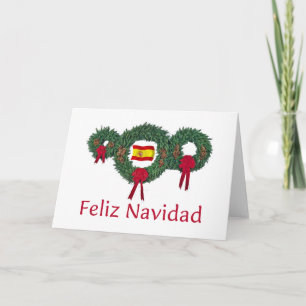 Spain Christmas 2 Holiday Card