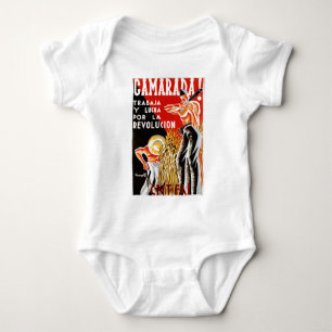 Spain civil war CNT-FAI original poster 1936 Baby Bodysuit