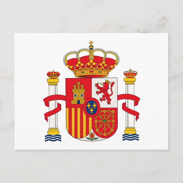 Spain Coat of Arms Postcard (Front)