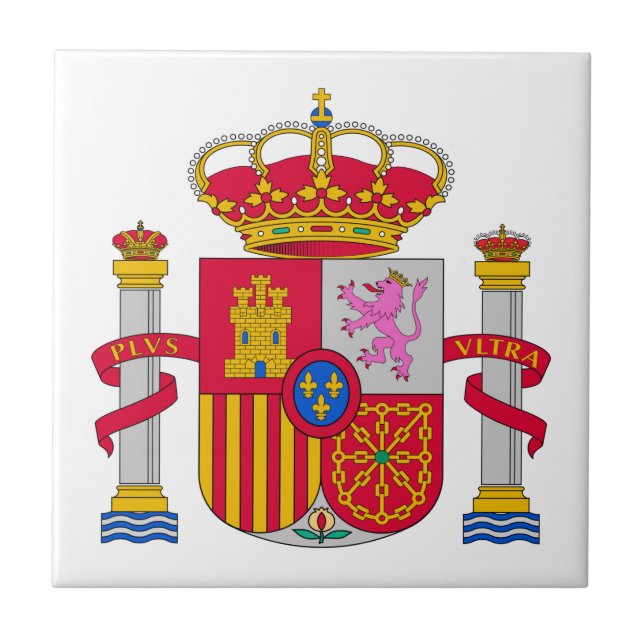 Spain Coat of Arms Tile (Front)