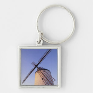 Spain, Consuegra, Castile-La Mancha Windmills 2 Key Ring