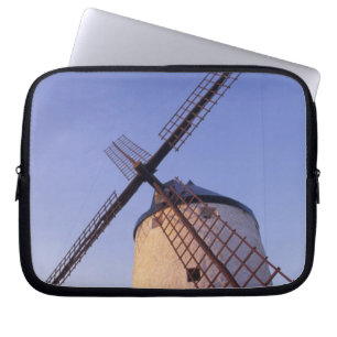 Spain, Consuegra, Castile-La Mancha Windmills 2 Laptop Sleeve