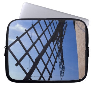 Spain, Consuegra, Castile-La Mancha Windmills Laptop Sleeve