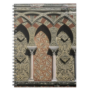 Spain, Cordoba, Moorish mezquita, (mosque). Spiral Notebook