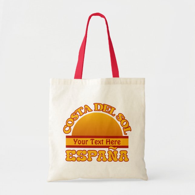 SPAIN Costa Del Sol custom bag - choose style (Front)