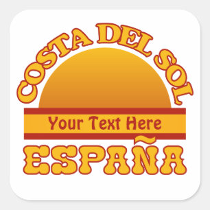 SPAIN Costa Del Sol custom stickers