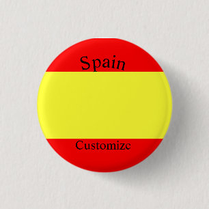Spain Country Flag Thunder_Cove 3 Cm Round Badge