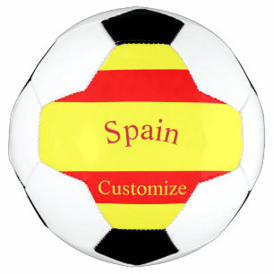 Spain Country Flag Thunder_Cove Soccer Ball