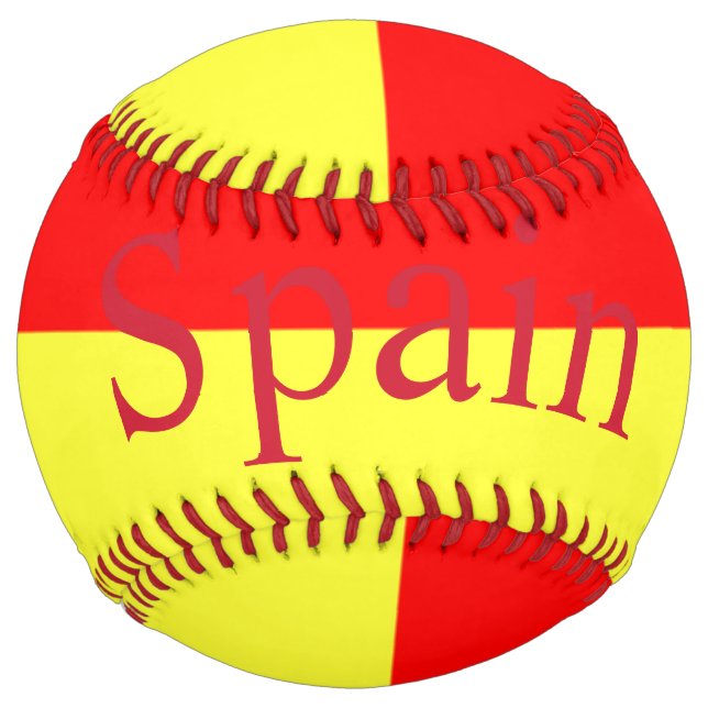 Spain Country Flag Thunder_Cove Softball (Front)