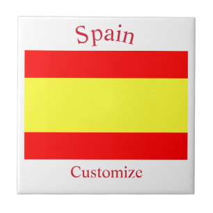 Spain Country Flag Thunder_Cove Tile