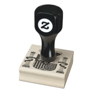 Spain Crest Rubber Stamp