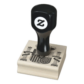Spain Crest Rubber Stamp