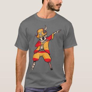 Spain dabbing skeleton design dabbing skeleton T-Shirt