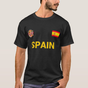 Spain Espana Flag Jersey Soccer Football T-Shirt
