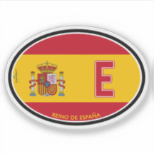 SPAIN Espana Spanish Vehicle ID Flag Sticker