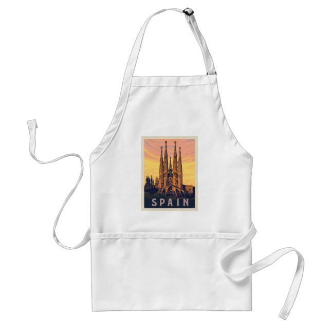 Spain | Familia Sagrada Standard Apron (Front)