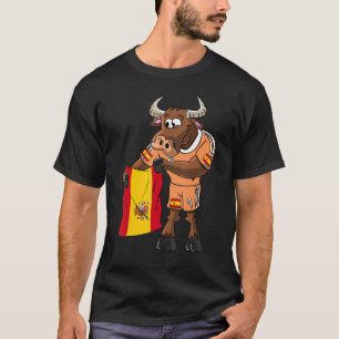 Spain fan bull T-Shirt