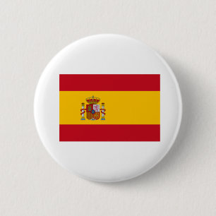 Spain Flag 6 Cm Round Badge