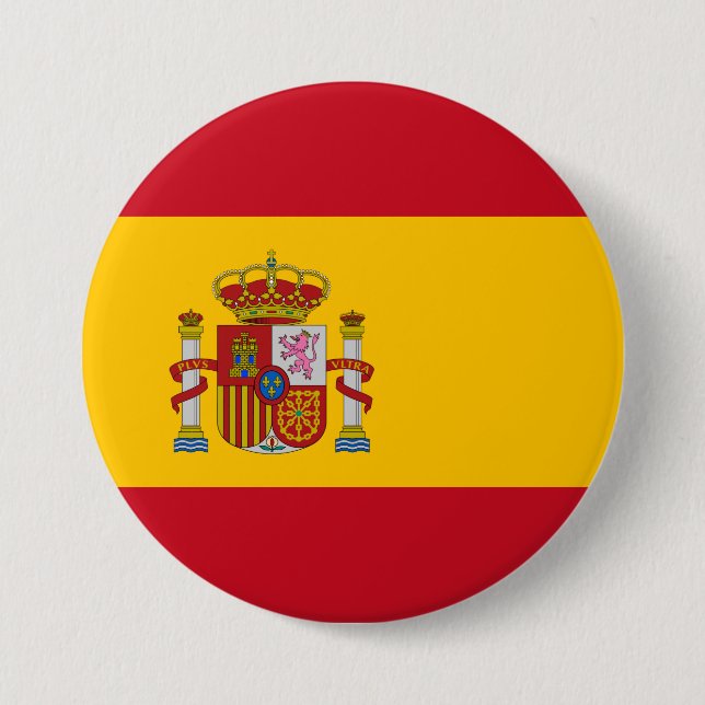 Spain Flag 7.5 Cm Round Badge (Front)