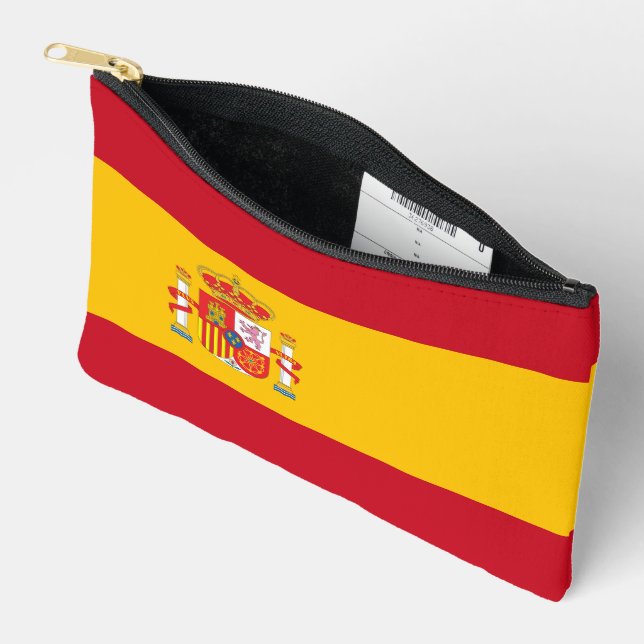 Spain flag accessory pouch (Open)