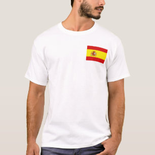 Spain Flag and Map T-Shirt