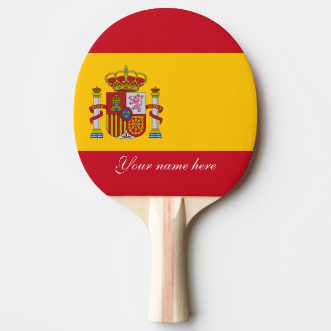 Spain flag - Bandera de Espana Ping Pong Paddle (Front)