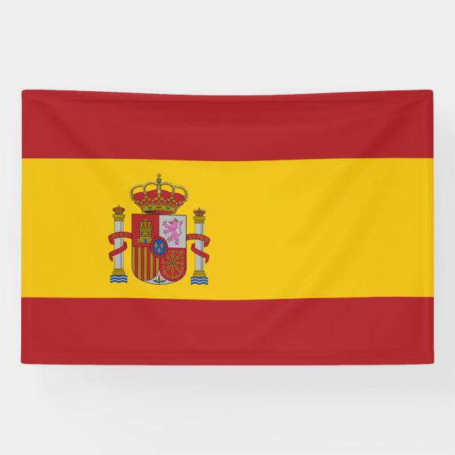 Spain Flag Banner (Horizontal)