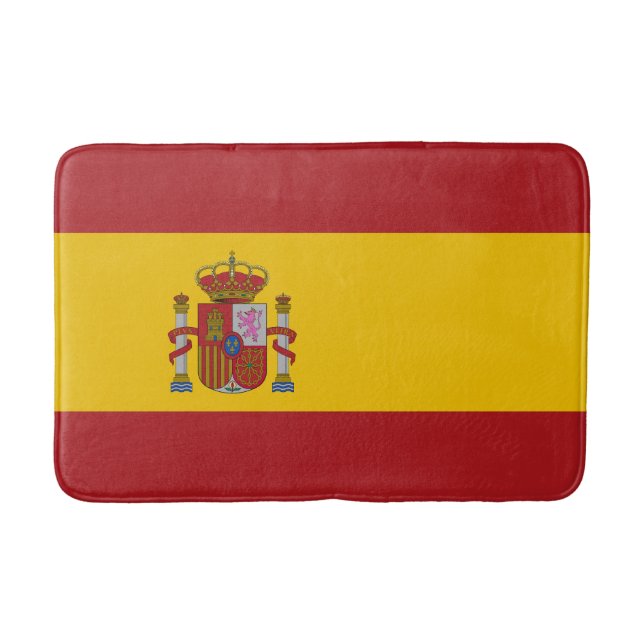 Spain Flag Bath Mat (Front)