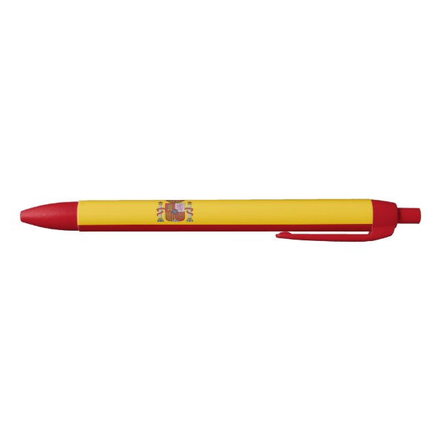 Spain Flag Black Ink Pen (Bottom)
