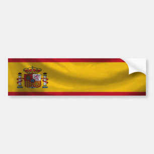 Spain Flag Bumper Sticker