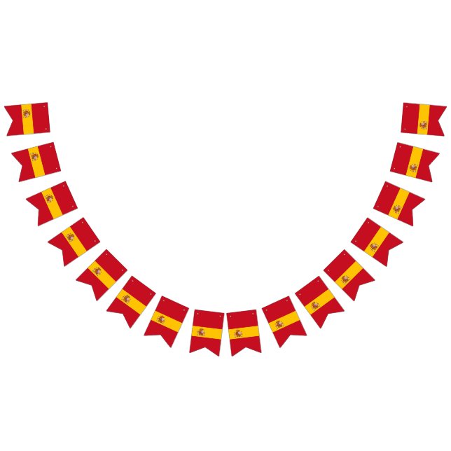 Spain flag bunting banner (All)