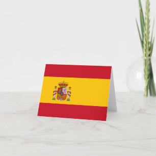 Spain Flag Card
