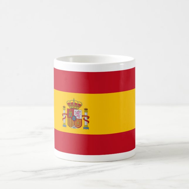 spain flag coffee mug (Center)