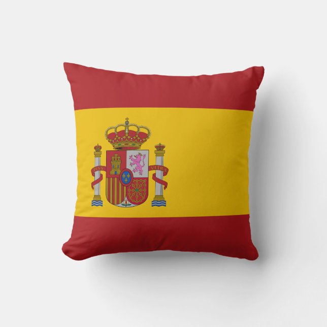 Spain Flag Cushion (Front)