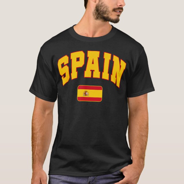 Spain Flag Espana T-Shirt (Front)