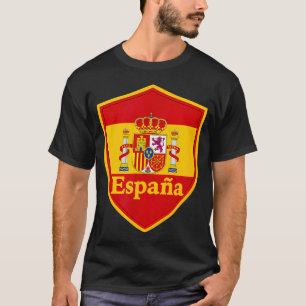Spain Flag For Patriotic T-Shirt