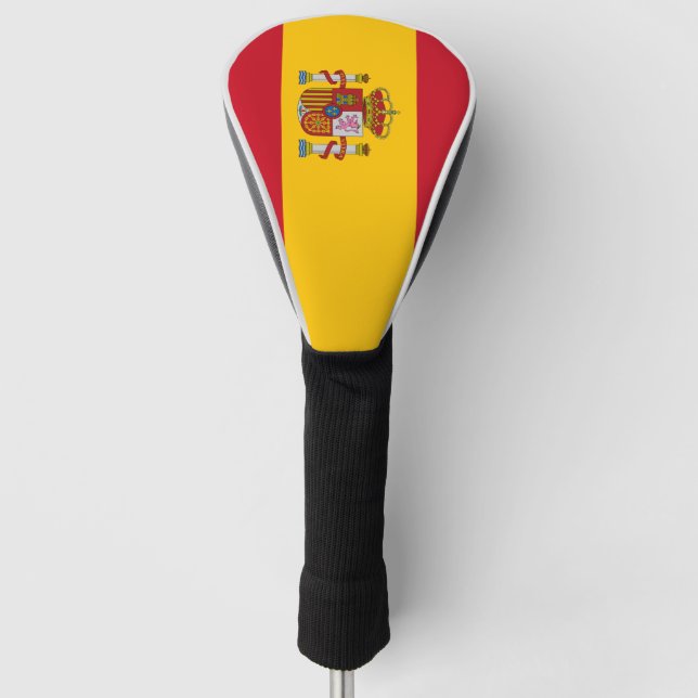 Spain flag golf head cover (Front)