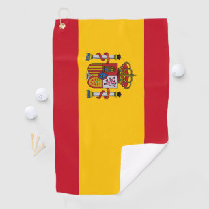 Spain flag golf towel