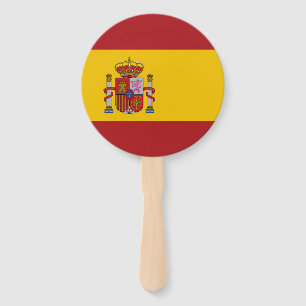 Spain Flag Hand Fan