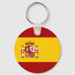 Spain flag key ring
