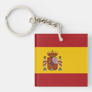 Spain Flag Key Ring