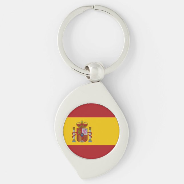 Spain Flag Key Ring (Front)