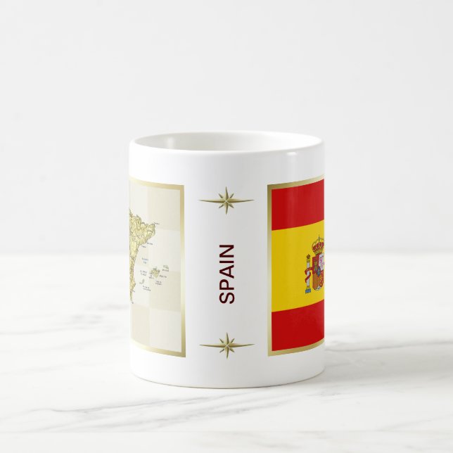 Spain Flag + Map Mug (Center)