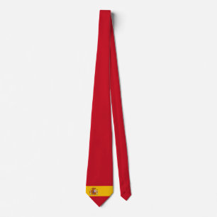 Spain flag Neck Tie