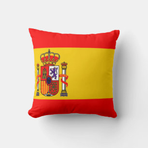 Spain flag pillows