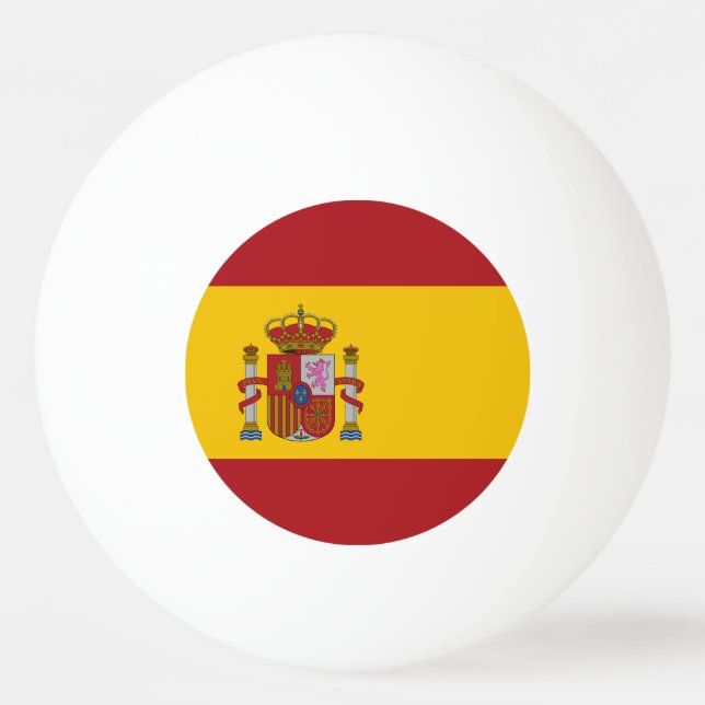 Spain Flag Ping Pong Ball (Front)