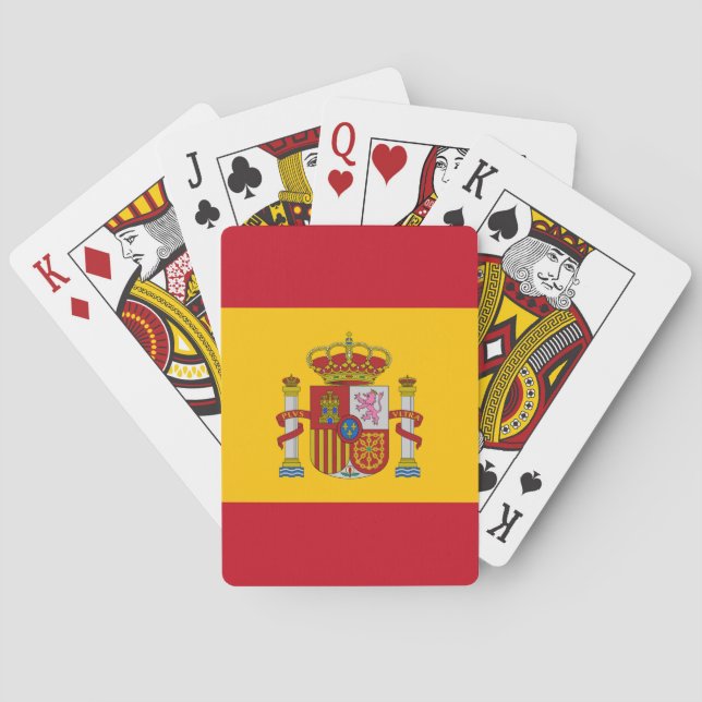 Spain Flag Playing Cards (Back)